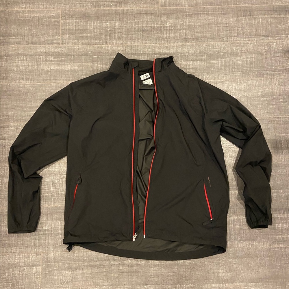 Black vintage Adidas windbreaker/jacket